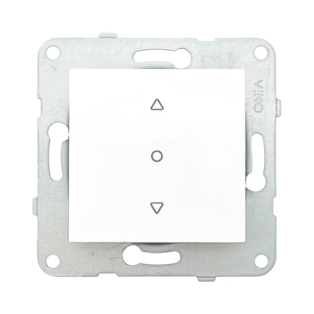 Viko Karre/Meridian 2'li Jaluzi Kumanda Mekanizma Beyaz (Çerçeve Hariç) - 1