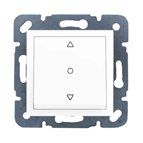 Viko Karre/Meridian 2'li Jaluzi Kumanda Mekanizma Beyaz (Çerçeve Hariç) - Viko