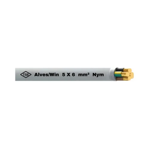 Win 5x6 mm NYM (Antigron) Kablo-1m - Alves/Win