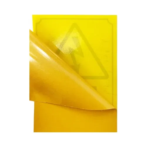 Yapışkanlı Ölüm Tehlike Levhası 10x12cm - 2