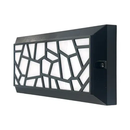 Zita 15W Ledli Rehber Aplik Kafesli Siyah 3000K (292K) - 2