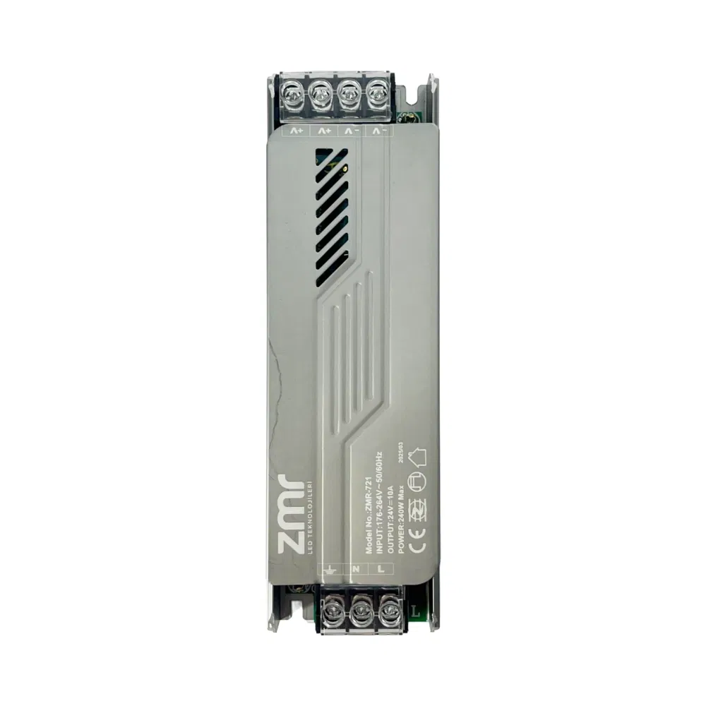 Zmr 10A Süper Slim İç Mekan Led Trafosu 24V 240W - 1