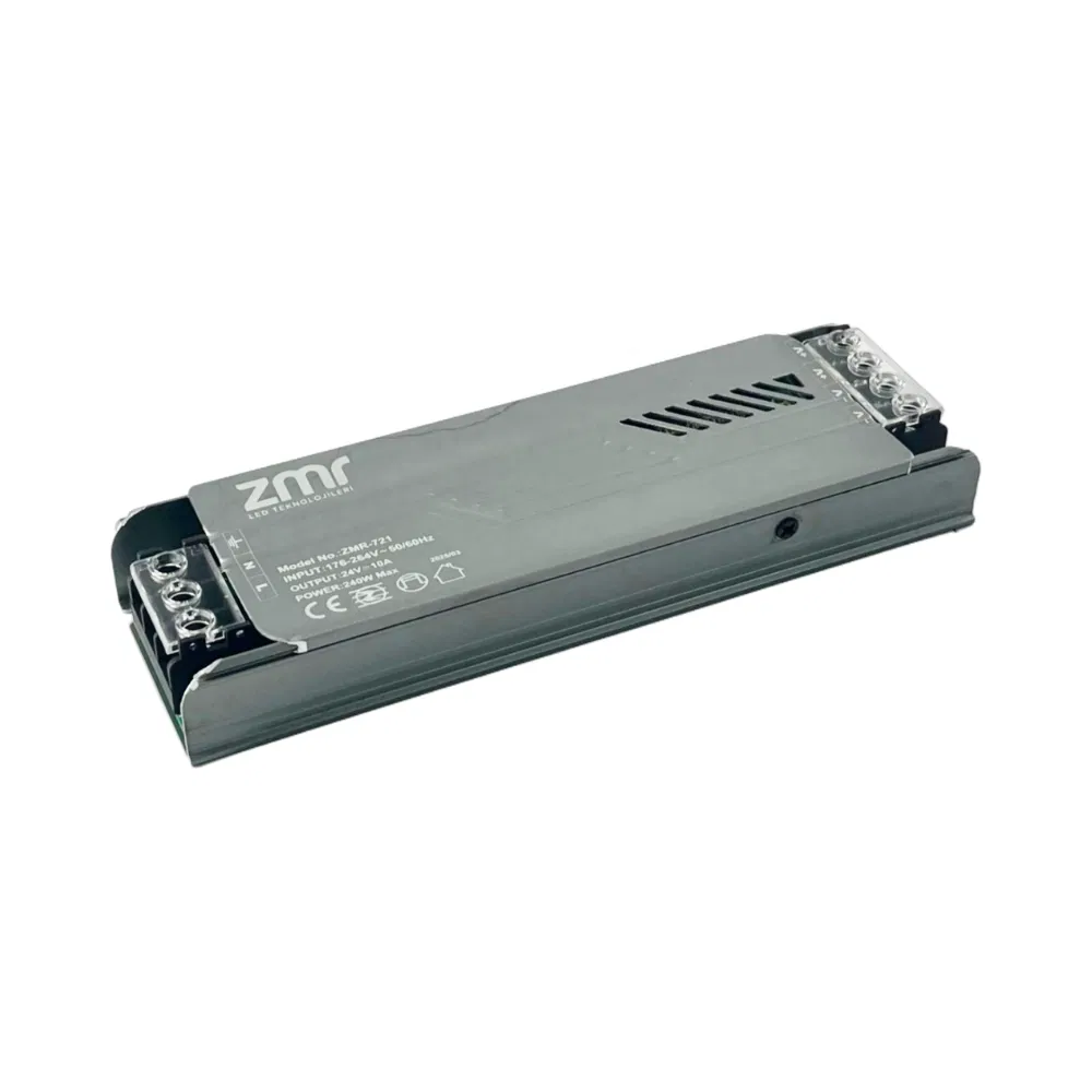 Zmr 10A Süper Slim İç Mekan Led Trafosu 24V 240W - 2