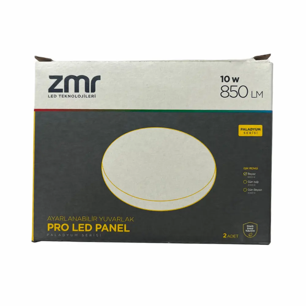 Zmr 10W Ayarlanabilir Sıvaaltı Panel Led Armatür 6500K (Beyaz) - 4