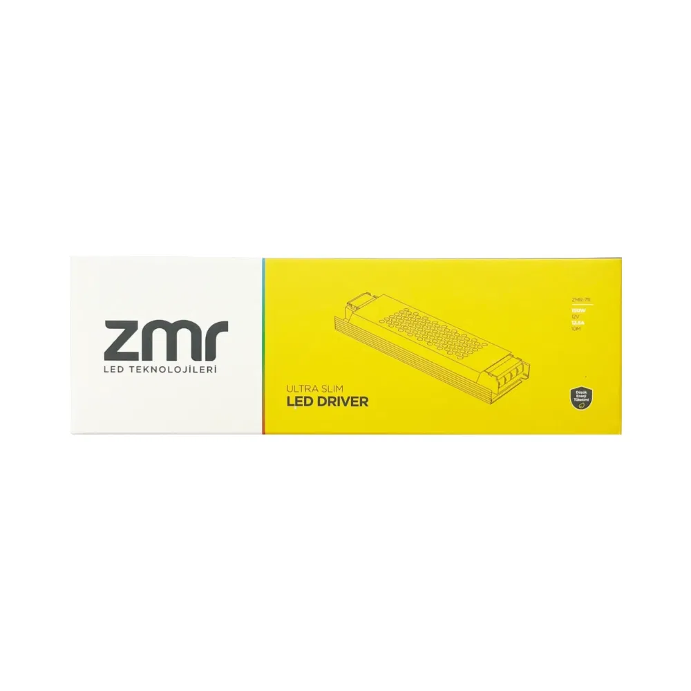 Zmr 12,5A İç Mekan Ultra Slim Led Trafosu 12V 150W - 4