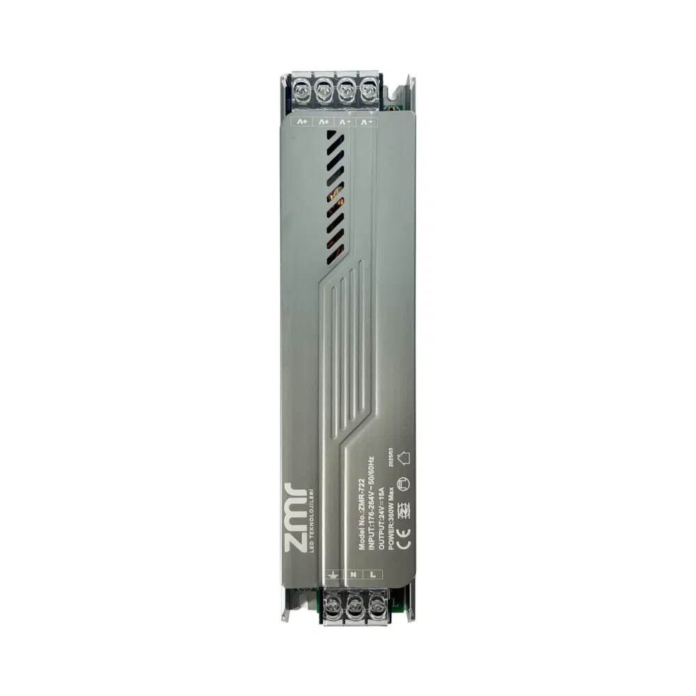 Zmr 15A İç Mekan Süper Slim Led Trafosu 24V 360W - 1