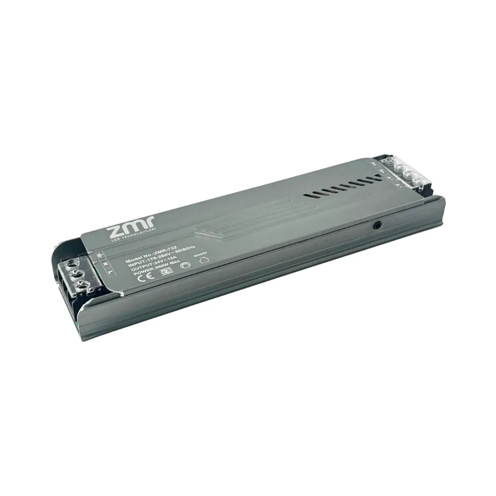 Zmr 15A İç Mekan Süper Slim Led Trafosu 24V 360W - 2