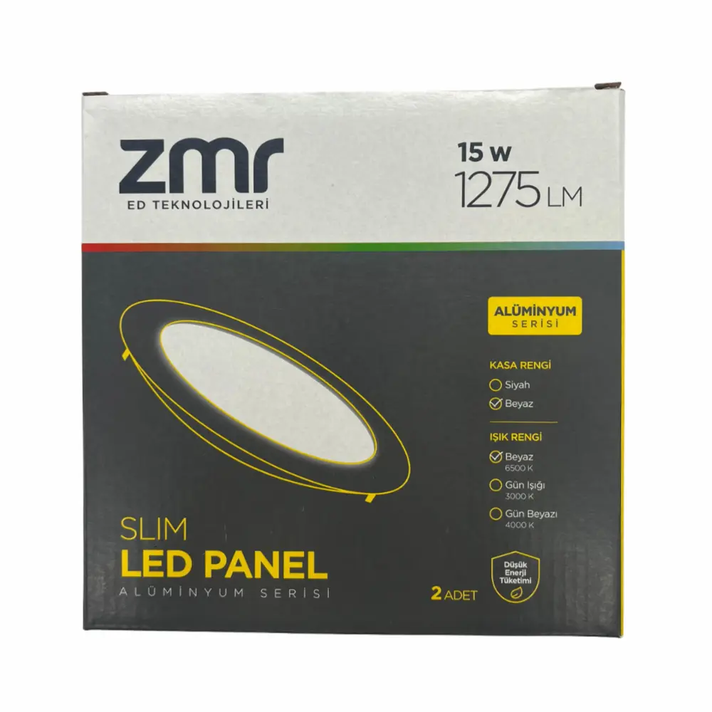 Zmr 15W Sıvaaltı Panel Led Armatür 6500K (Beyaz) - 4