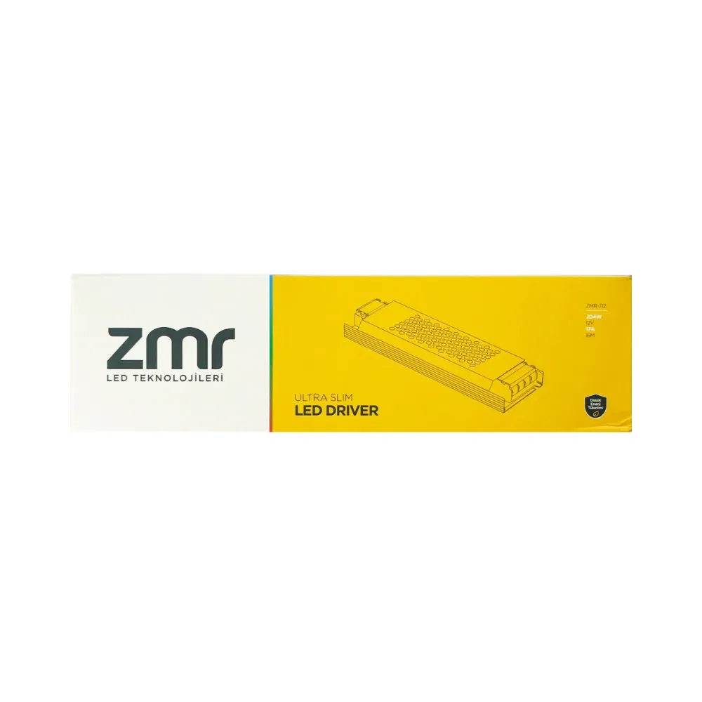 Zmr 17A İç Mekan Süper Slim Led Trafosu 12V 204W - 4
