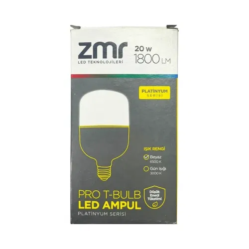 Zmr 20W Torch Jumbo Led Ampul E27 Duy 6500K (Beyaz) - 3