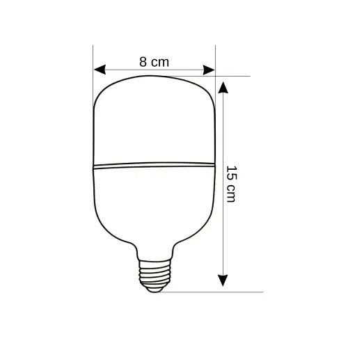 Zmr 20W Torch Jumbo Led Ampul E27 Duy 6500K (Beyaz) - 2