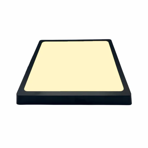 Zmr 24W Sıvaüstü Siyah Kasa Kare Panel Led Armatür 3200K (Günışığı) - 1