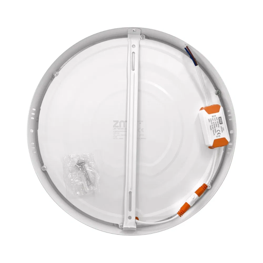 Zmr 24W Sıvaüstü Yuvarlak Panel Led Armatür 6500K (Beyaz) - 2