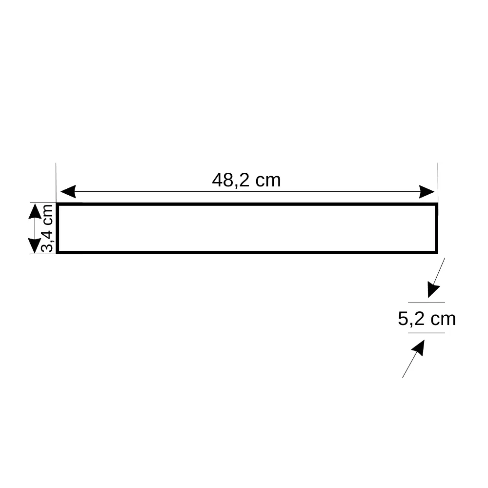 Zmr 30W Lineer Ray Spot Beyaz Kasa Opak 3000K (Günışığı) - 3