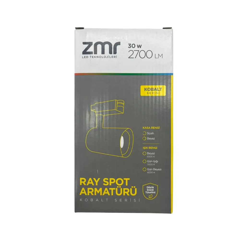 Zmr 30W Ray Spot Beyaz Kasa 3000K (Günışığı) - 3