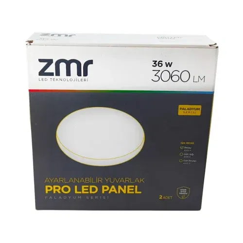 Zmr 36W Ayarlanabilir Sıvaaltı Panel Led Armatür 6500K (Beyaz) - 4