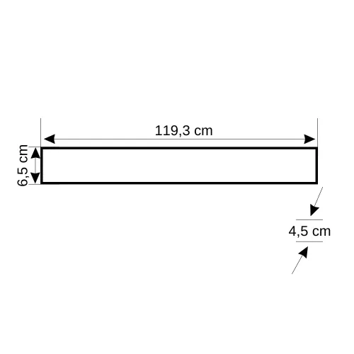 Zmr 40W Pc Etanj Dış Mekan Led Armatür120cm 6500K (Beyaz) - 2