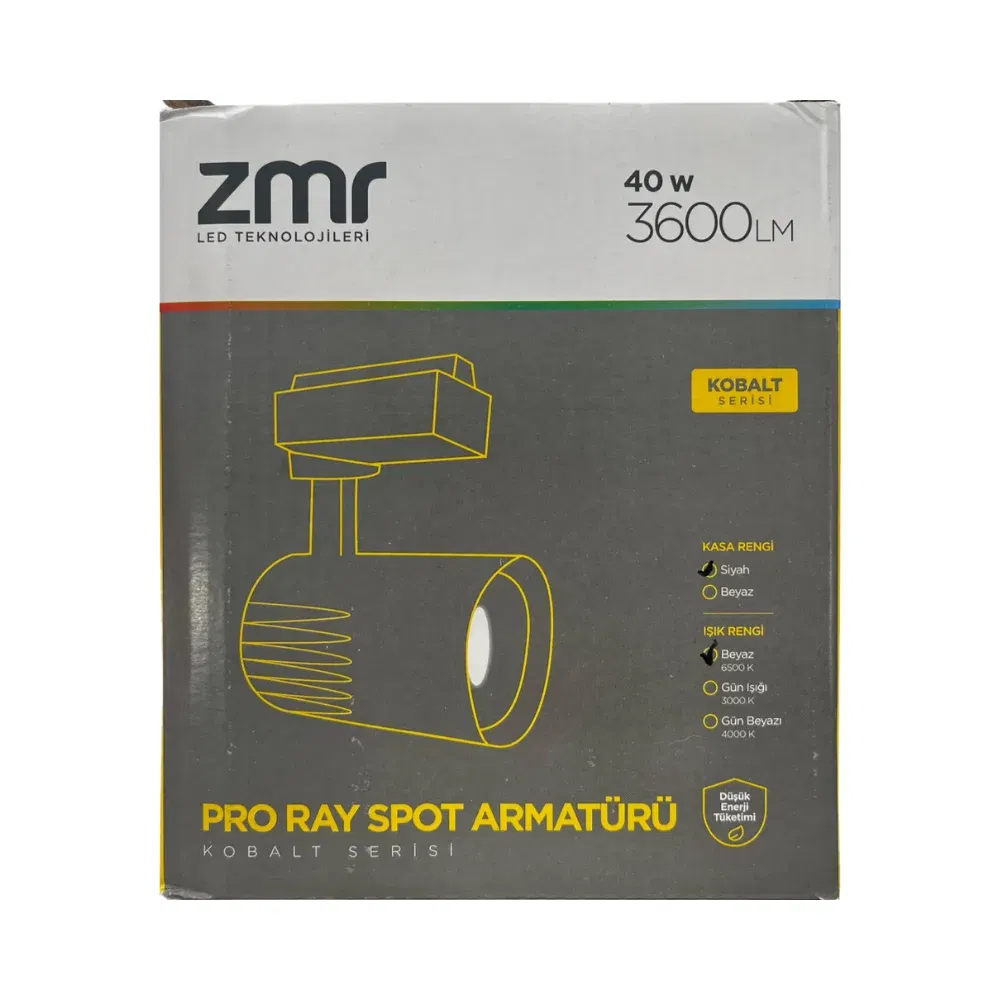 Zmr 40W Pro Ray Spot Siyah Kasa 6500K (Beyaz) - 3