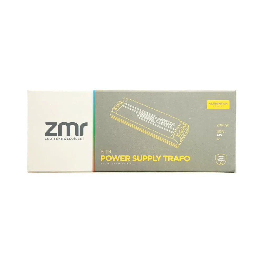 Zmr 5A İç Mekan Süper Slim Led Trafosu 24V 120W - 4