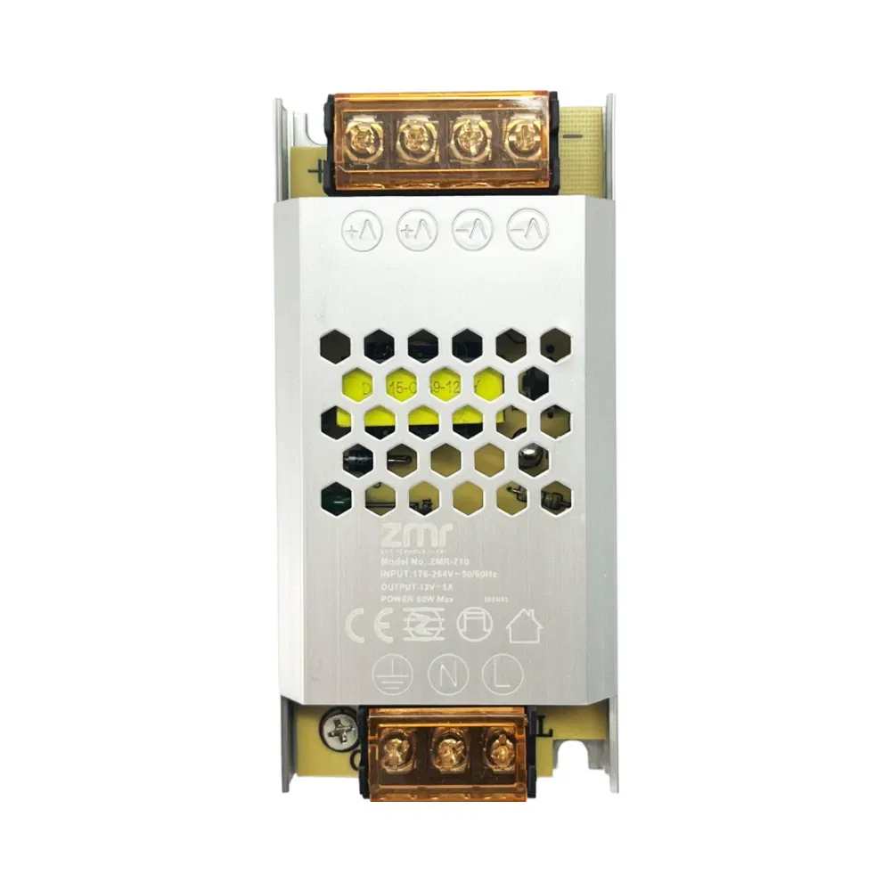 Zmr 5A İç Mekan Ultra Slim Led Trafosu 12V 60W - 1