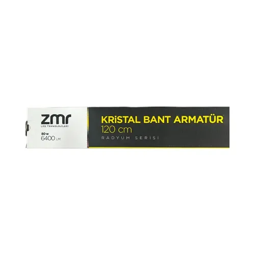 Zmr 80W Kristal Yatay Led Bant Armatürü 120cm (Günışığı) - 4